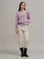 KEELIN denim pants_ivory