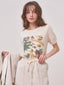 ZAVIER hawaii print T-shirt_light beige