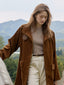 BETH woolen wave neck knit_beige