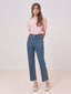 KIRSTEN straight denim pants_dark blue