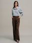 REI woolen wide tuck pants_2colors