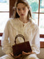 BESSIE mini tote cross bag_brown