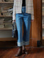 BEATA straight denim pants_blue