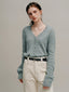 ASHLEY chemical knit cardigan_mint