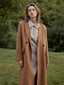 BRUNI premium cash wool handmade coat_camel