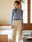 ZENIA corduroy pants_ivory