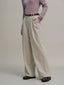 REI woolen wide tuck pants_2colors