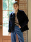 EVAN wool bomber jacket_navy