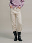 KEELIN denim pants_ivory