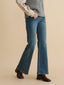 KEIRA denim flared pants_blue