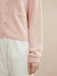 ALINA woolen heart button knit cardigan_pink