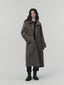 ANDY balmacaan handmade coat_brown