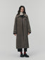 ANDY balmacaan handmade coat_brown