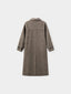 ANDY balmacaan handmade coat_brown