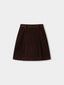 ANGE corduroy mid skirt_brown