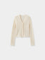 ASHLEY chemical knit cardigan_ivory