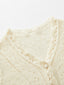 ASHLEY chemical knit cardigan_ivory