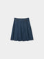 AUDREY denim pleats mid skirt_blue