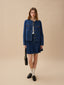 AUDREY round neck denim jacket_blue