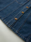 AUDREY round neck denim jacket_blue