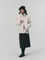 BABY OVER wool coat_white