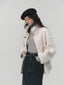 BABY OVER wool coat_white