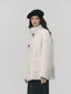 BABY OVER wool coat_white