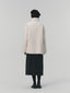 BABY OVER wool coat_white