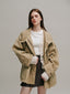 BAYLIN cape trench coat_beige