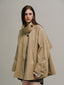 BAYLIN cape trench coat_beige