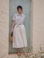 BESS flare skirt_ivory