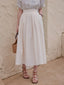 BESS flare skirt_ivory