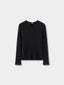 BETH woolen wave neck knit_black