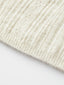 BETH woolen wave neck knit_beige