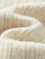 BETH woolen wave neck knit_beige