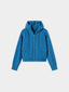 BRENDA wool zip-up hoodie knit_blue