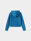 BRENDA wool zip-up hoodie knit_blue