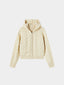 BRENDA wool zip-up hoodie knit_ivory