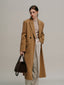 BRUNI premium cash wool handmade coat_camel