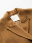 BRUNI premium cash wool handmade coat_camel