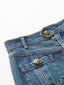 CALIN two pocket denim skirt_blue