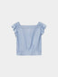 CHÉRIE lace sleeveless shirt_blue