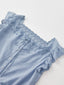 CHÉRIE lace sleeveless shirt_blue