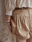 DOHA cotton half pants_beige