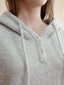 DOREEN wool hoodie knit_light gray