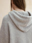 DOREEN wool hoodie knit_light gray