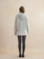 DOREEN wool hoodie knit_light gray