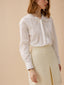 ELIANA pintuck ribbon shirt_white