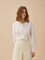 ELIANA pintuck ribbon shirt_white