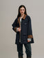 EPOQUE cotton half jacket_navy